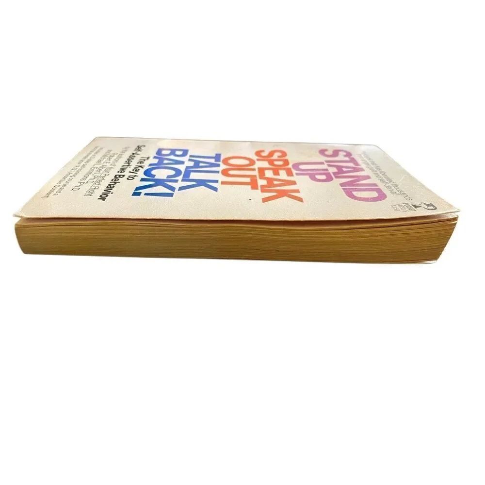 Stand Up Speak Out Talk Back The Key To Self Assertive Behavior Paperback Book